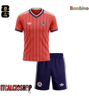 Scozia Seconda Maglia Bambino Mondiali 2026 Manica Corta (+ Pantaloni corti)